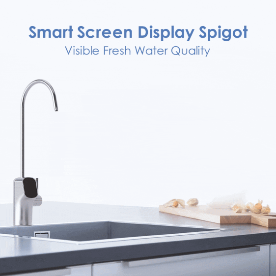 WD 800 GPD Tankless RO System with UV Sterilizing Light and Smart Faucet